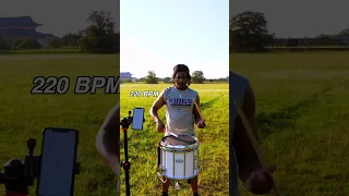 220 BPM Quadruple Stroke Roll