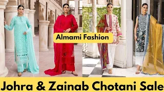 Original Johra And Zainab Chotani On Sale 2024 | Buy Ladies Suits In Cheap Price
