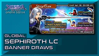Dissidia Final Fantasy: Opera Omnia - Sephiroth LC Banner Draws