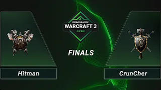 WC3 - Hitman vs. CrunCher - Finals - DreamHack WarCraft 3 Open Winter 2021 - NA