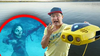 Мы нашли зомби и другие жуткие находки под водой с помощью подводного дрона!