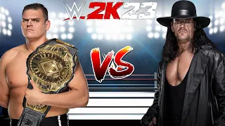 WWE 2K23 GUNTHER VS. THE UNDERTAKER!