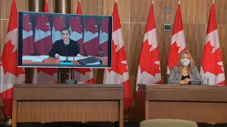 Deputy PM Chrystia Freeland discusses pre-budget consultations, COVID-19 aid – January 25, 2021