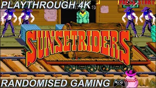 Sunset Riders Arcade Archives Intro & Playthrough as Cormano on PlayStation 4 [UHD 4K60]