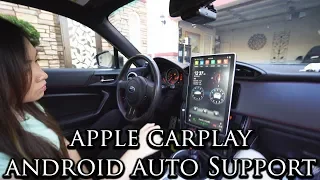 The biggest 13 INCH Head unit into a SMALL Car | Install