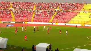 Isaac Oppong Neymar gets the equalizer for Asante Kotoko against Hearts Of Oak.