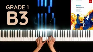 ABRSM Piano Exam 2021 & 2022｜Grade 1 B3｜Down by the Salley Gardens (Trad. Irish)