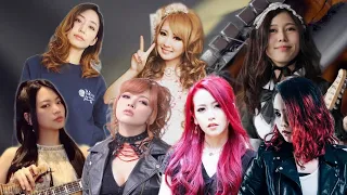 Japanese Female Rock Metal Band Guitarists - My Favourite 7