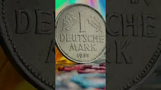 1 Deutsche Mark 💢1955💢Germany #coin #coincollection #shorts