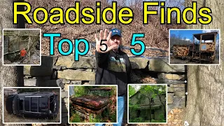 My Top 5 ROADSIDE FINDS! Abandoned to Unexpected (Long Form)