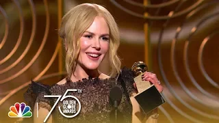 Nicole Kidman Wins Best Actress in a Limited Series at the 2018 Golden Globes