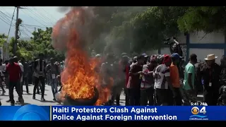 Haitians Protest Against U.S. Intervention Amid Continued Clashes Between Gangs And The Government