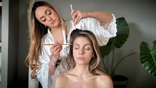 ASMR Scalp Check, Hair Pulling, Acupuncture & Massage Therapy to Treat Anxiety |Soft Spoken Roleplay