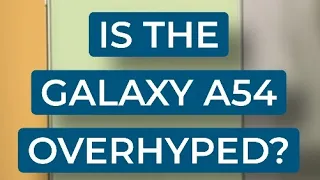 Samsung Galaxy A54 5G - 5 Things to Keep In Mind! #shorts