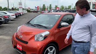 Check Out the Pre-Owned 2015 Scion iQ 2dr Hatchback at Stouffville Toyota