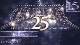 NJPW G1 Climax 2015 Day 15 ENGLISH COMMENTARY - Part 2 / 2