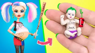 10 DIY Babypuppen Hacks und Handwerke / Miniatur Baby, Krippe, Windeln und mehr!