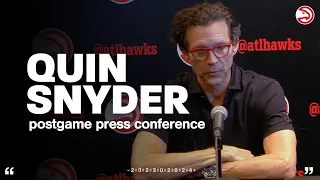 Hawks at Bucks Postgame Press Conference: Quin Snyder