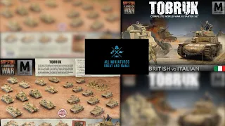 Tobruk - A Flames of War Starter box - Unbox and review!