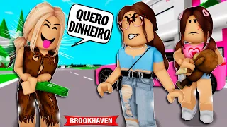 A MINHA MÃE ADOTOU uma ÓRFÃ INTERESSEIRA | Historinhas Brookhaven Roblox Bibi e Lud