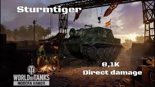 Sturmtiger in Lakeville:8K direct damage :Wot console - World of Tanks console