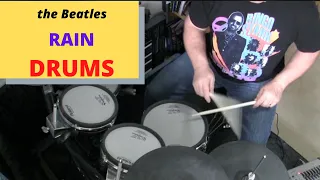 How to drum: Rain - The Beatles - DRUMS