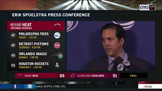 Erik Spoelstra -- Miami Heat at Cleveland Cavaliers 01/31/2018