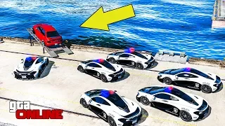 УГАРНАЯ ПОГОНЯ ЗА MITSUBISHI В GTA ONLINE! ПОЛИЦЕЙСКИЕ ДОГОНЯЛКИ В ГТА 5