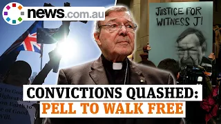 George Pell to walk free after child abuse convictions quashed