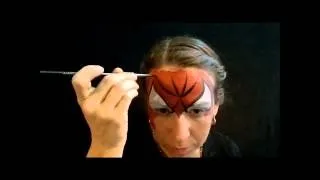 Tutorial for Fast and Easy Spiderman Face Paint