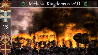 THE FLAMETHROWERS OF EPIRUS! 3v3 Medieval Kingdoms 1212 Battle (Siege)