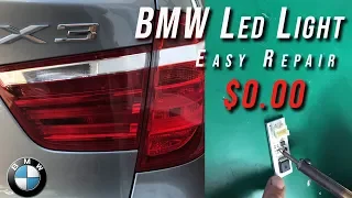 BMW X3 Led Rear Light Not Working - Repair