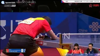 INCRÍVEL PONTO De XU Xin (CHN) vs (POR) CARVALHO Diogo- Table Tennis