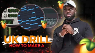 How To Make Unique DARK UK DRILL Beats Step-By-Step | Silent Cook-up | FL Studio 🔥