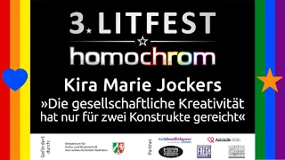 Kira Marie Jockers liest Poetry-Slam-Texte beim 3. Litfest homochrom