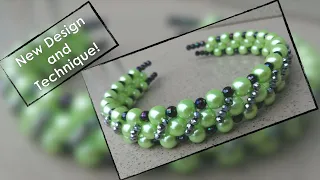 Beaded Headband Tutorial | How to Make a Beaded Headband using wire head band | DIY Beaded Headband