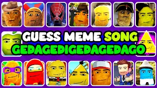 Guess Meme Song | Gegagedigedagedago, Skibidi Toilet, Toothless, Among us