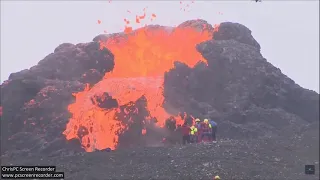 3-21-2021 Icelandic Volcano closeups