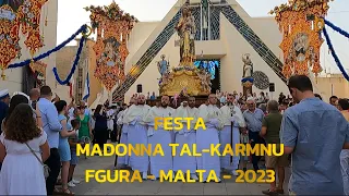 FGURA FEAST 2023 - OUR LADY OF CARMEL | MALTA | WALKVLOG MEDIA