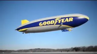 Goodyear blimp 2014, first flight