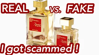 I GOT SCAMMED ! HOW TO SPOT A FAKE BACCARAT ROUGE 540 | REAL VS. FAKE