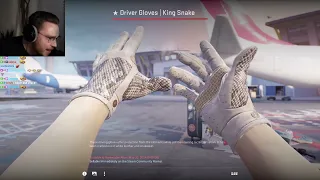 ohnePixel unboxes KING SNAKES MW GLOVES [1 500$]