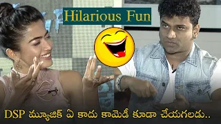 DSP Making Hilarious funny comments on rashmika mandanna | Sarileru Neekevvaru Team Interview