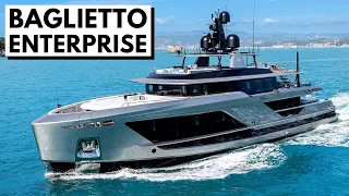 2022 BAGLIETTO 38M "ENTERPRISE" SUPERYACHT TOUR Custom Luxury Yacht - PART 1