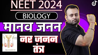 NEET 2024 Biology Human Reproduction | नर जनन तंत्र | मानव जनन✅Parth Sir #neet2024strategy #neet2024