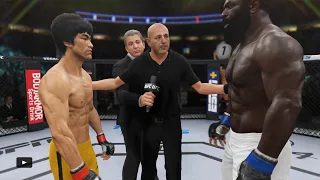 UFC 4 - Bruce Lee vs. Kimbo Slice 👊 Epic Fight 🔥 Multiply Knockouts 🐲