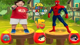 Tag with Ryan vs Spiderman Unlimited - Combo Panda vs Spidey All Characters Unlocked All Costumes