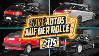 Eine IKONE auf der ROLLE! (Audi RS2) - Prüfstandstag Halle77 - MARCO nimmt EURE Autos ran!