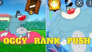 Oggy rank push vidio|| and race for free fire|| oggy ranked game