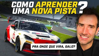 Como aprender uma nova pista no simulador?